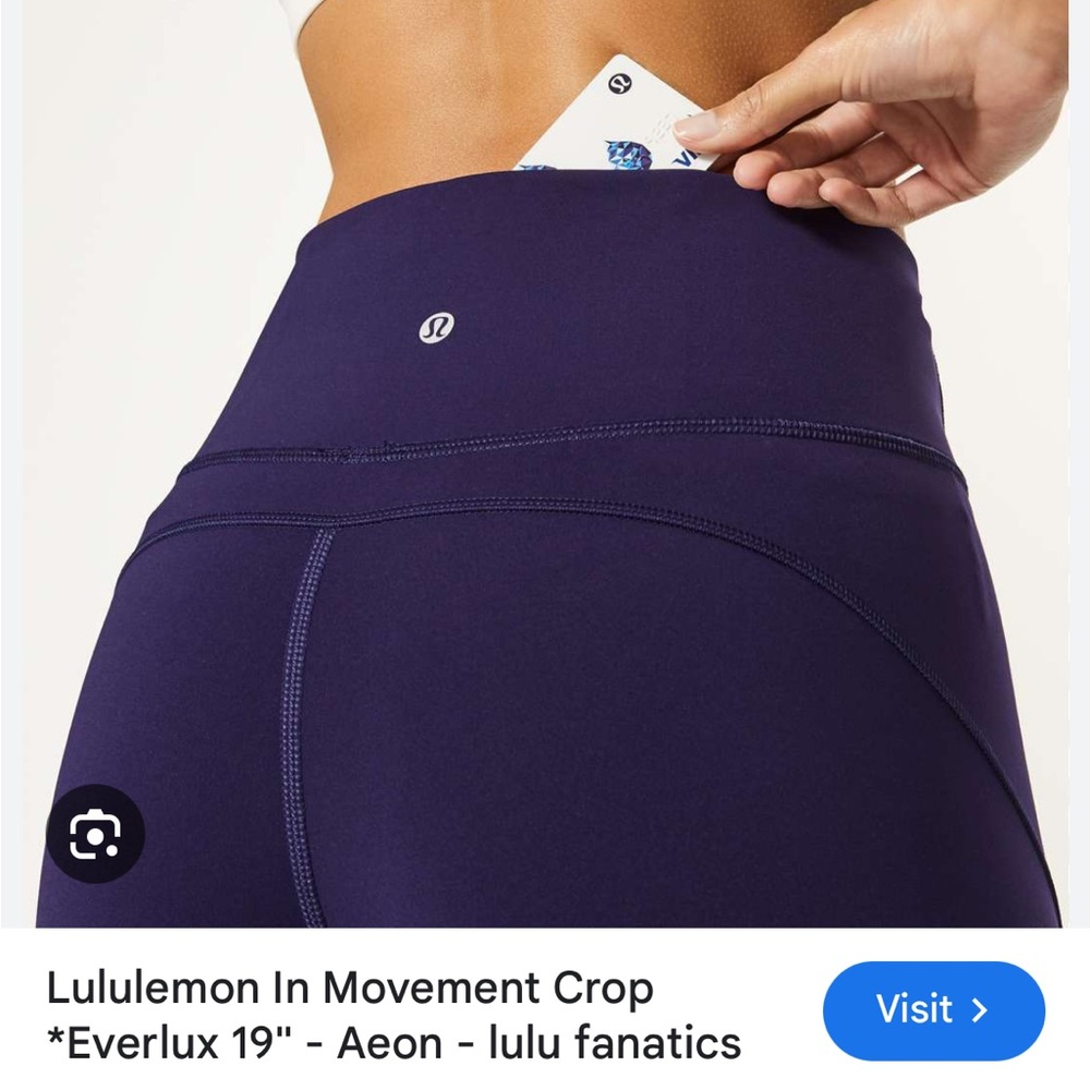 Lululemon Athletica Purple Leggings like new!